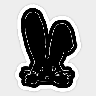 Bunny ears Sticker